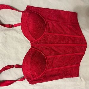 Oh polly red corset